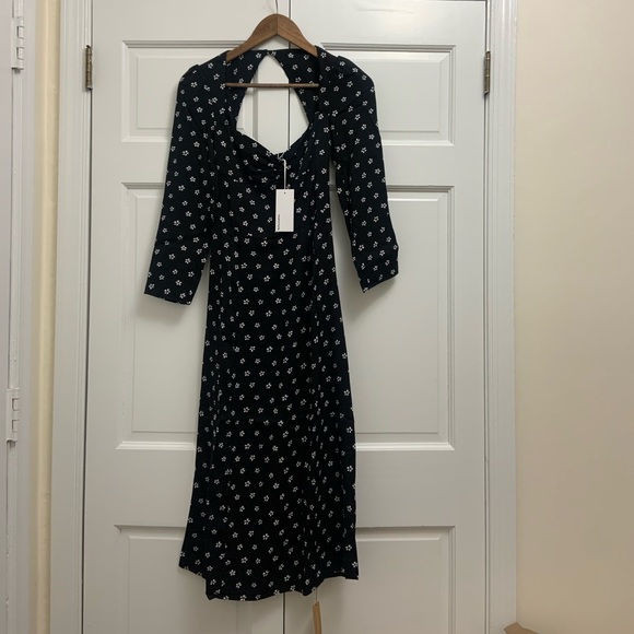 Reformation Claudia Midi Dress  NWT - Picture 5 of 7